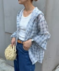 CIAOPANIC TYPY(チャオパニックティピー) 【新作人気総選挙1位！ / 冷房・日焼け対策に】体型カバーも叶うフード付きシアーシャツ