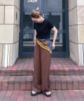 CIAOPANIC TYPY(チャオパニックティピー) 【パルクロ限定】（PONてら企画）テックリネンワイドパンツ