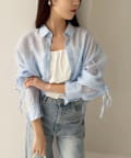 NICE CLAUP / OLIVE des OLIVE OUTLET(ナイスクラップ  / オリーブ デ オリーブ アウトレット) 【one after another】シアーシャツ