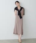 LARUTA(ラルータ) 前後2WAYサイドスリットカットソーワンピース
