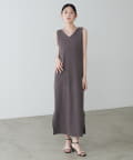 LARUTA(ラルータ) 前後2WAYサイドスリットカットソーワンピース