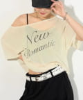 WHO’S WHO gallery(フーズフーギャラリー) NEW ROMANTI シアーBIGオフショルTEE