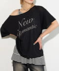 WHO’S WHO gallery(フーズフーギャラリー) NEW ROMANTI シアーBIGオフショルTEE