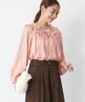 un dix cors(アンディコール) 《大人可愛い◎》ヴィンテージフリルブラウス