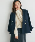un dix cors(アンディコール) 《きちんと感◎》金釦カルゼジャケット