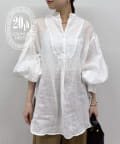Lisette リゼッタ 麻 リネン ギャザー チュニック Loungedress】20thリネンギャザーチュニック | OUTLET
