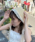 Lattice(ラティス) レースリボンハット