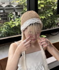 Lattice(ラティス) レースリボンハット