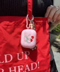 Lattice(ラティス) イヤフォンケース(さくらんぼ/バラ)(AirPods 第3世代)