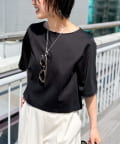 NOLLEY'S(ノーリーズ) 刺繍ショートTシャツ