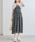 OLIVE des OLIVE(オリーブ デ オリーブ) 【夏まで着れる◎/着痩せ】ボレロセットリボンロングワンピース