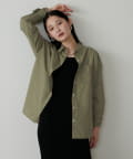 LARUTA(ラルータ) ちびロゴ刺繍ベーシックシャツ