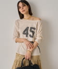 LOUNGEDRESS(ラウンジドレス) フットボールTシャツ