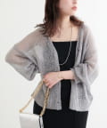 NICE CLAUP / OLIVE des OLIVE OUTLET(ナイスクラップ  / オリーブ デ オリーブ アウトレット) 【natural couture】シアーオーバーサイズカーデ