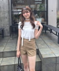 mline(エムライン) [mline]リボンショートパンツ