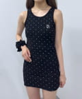 mline(エムライン) [mline]ロゴボーダー カットワンピース