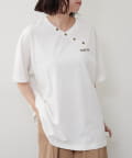 NICE CLAUP / OLIVE des OLIVE OUTLET(ナイスクラップ  / オリーブ デ オリーブ アウトレット) 【RMAF】NUNIFE/ラグランアシメヘンリーT