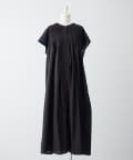 NICE CLAUP / OLIVE des OLIVE OUTLET(ナイスクラップ  / オリーブ デ オリーブ アウトレット) 【RMAF】【NAO】コットン100%フレンチスリーブタックワンピース