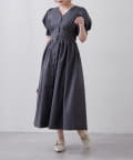 NICE CLAUP / OLIVE des OLIVE OUTLET(ナイスクラップ  / オリーブ デ オリーブ アウトレット) 【RMAF】折り紙袖ワンピース