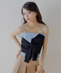 Chico(チコ) 紐取り外しフロント巻きニットベア