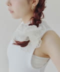 Lattice(ラティス) ビッグドット柄シュシュ