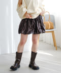 OUTLET(アウトレット) 【Kastane】レザーライクバルーンミニスカート