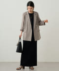 OUTLET(アウトレット) 【Loungedress】ノースリカットワンピース