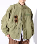 FREDY & GLOSTER(フレディ アンド グロスター) 【GLOSTER】ミリタリーテイスト ショート丈モッズブルゾン 裏メッシュ