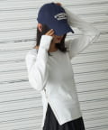 -goocy-(グーシー) スムース天竺サイドホックプルオーバー