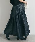 un dix cors(アンディコール) 《レトロムードで大人可愛い》ヴィンテージ加工ヨーク切替スカート