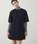 Whim Gazette(ウィム ガゼット) 【THE PAUSE】フロッキーデニムミニワンピース
