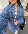 CIAOPANIC(チャオパニック) アソートチェックシャツブルゾン