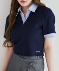 NICE CLAUP / OLIVE des OLIVE OUTLET(ナイスクラップ  / オリーブ デ オリーブ アウトレット) 【one after another】レイヤードトップス