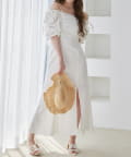 NICE CLAUP / OLIVE des OLIVE OUTLET(ナイスクラップ  / オリーブ デ オリーブ アウトレット) 【one after another】バックリボンワンピ