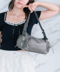 NICE CLAUP / OLIVE des OLIVE OUTLET(ナイスクラップ  / オリーブ デ オリーブ アウトレット) 【OLIVE des OLIVE】【デイリー使いにも◎】リボンホーボーバッグ