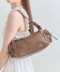 NICE CLAUP / OLIVE des OLIVE OUTLET(ナイスクラップ  / オリーブ デ オリーブ アウトレット) 【OLIVE des OLIVE】【デイリー使いにも◎】リボンホーボーバッグ