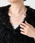 Jena　espace merveilleux(ジェナ　エスパスメルヴェイユ) ネジレナロー2連ネックレス