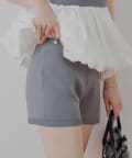 Chico(チコ) 【セットアップ対応】ボタン付きニットショートパンツ