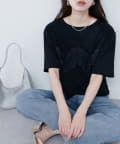 natural couture(ナチュラルクチュール) 【WEB限定】ボリュームフリル半袖Tシャツ