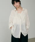 LARUTA(ラルータ) ［Web限定］シアーサファリポケット付きシャツ
