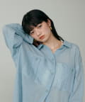 LARUTA(ラルータ) ［Web限定］シアーサファリポケット付きシャツ