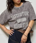 WHO’S WHO gallery(フーズフーギャラリー) 【KOOKYN】 PASTFUTUREカレッジケミカルウオッシュTEE/3サイズ
