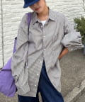 CIAOPANIC TYPY(チャオパニックティピー) 【UNISEX】ルーズシルエットレギュラーカラーアソートシャツ