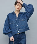 NOLLEY'S(ノーリーズ) 【RM denim】袖ボリュームGジャン