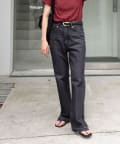 NOLLEY'S(ノーリーズ) 【RM denim】ハイウエストソフトフレアデニム