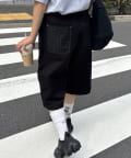CIAOPANIC TYPY(チャオパニックティピー) 【UNISEX】バックチェックポケットハーフパンツ