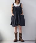 w closet(ダブルクローゼット) 【25AW】リボン2WAYピーチワンピ