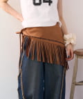 w closet(ダブルクローゼット) 【25AW】マルチWAYフリンジベルト