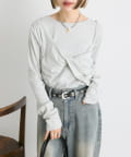 w closet(ダブルクローゼット) 【25AW】ツイストプルオーバー