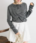 w closet(ダブルクローゼット) 【25AW】ツイストプルオーバー